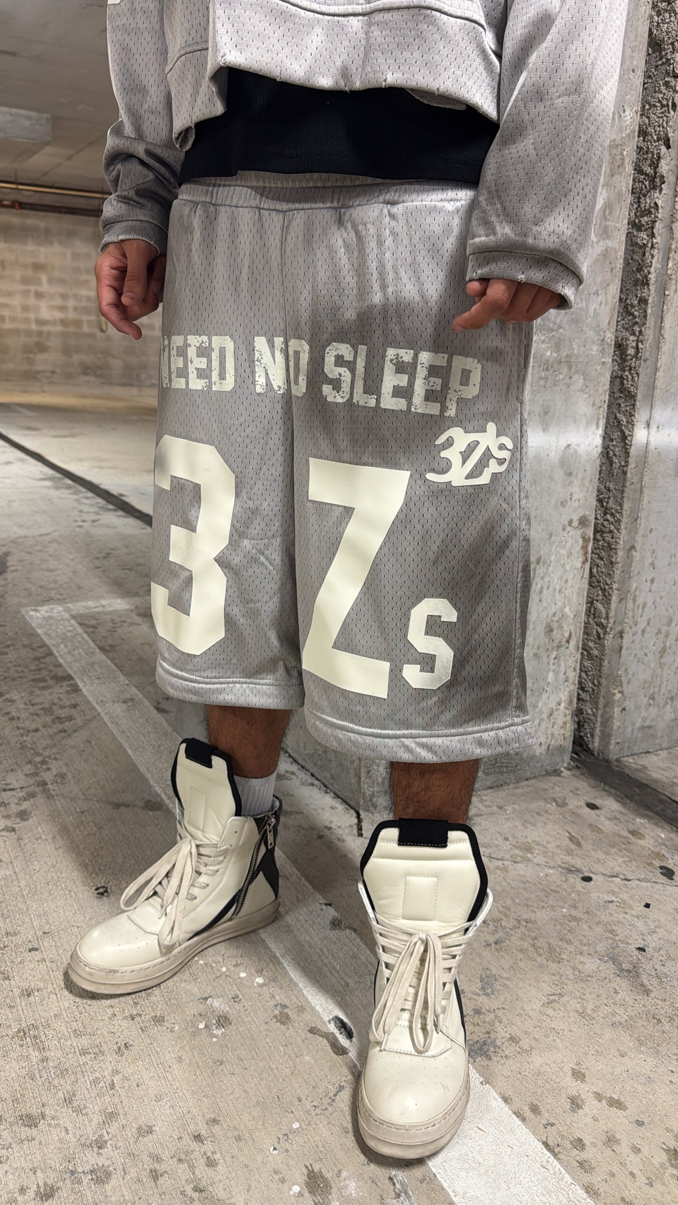 Gray Need No Sleep Convertible Pants