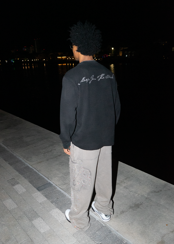 THERMAL + SWEATS SET