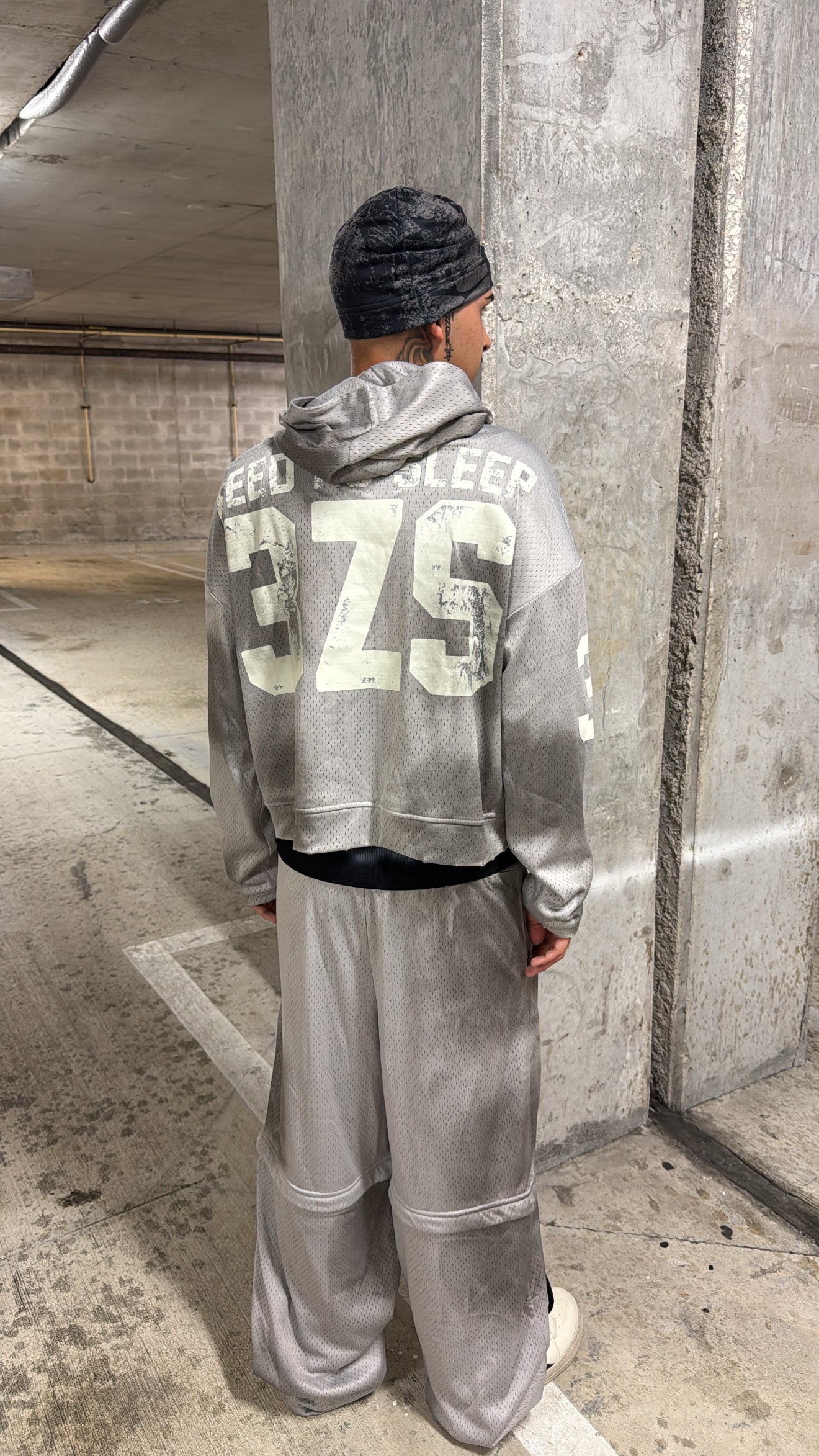 Gray Need No Sleep Hoodie
