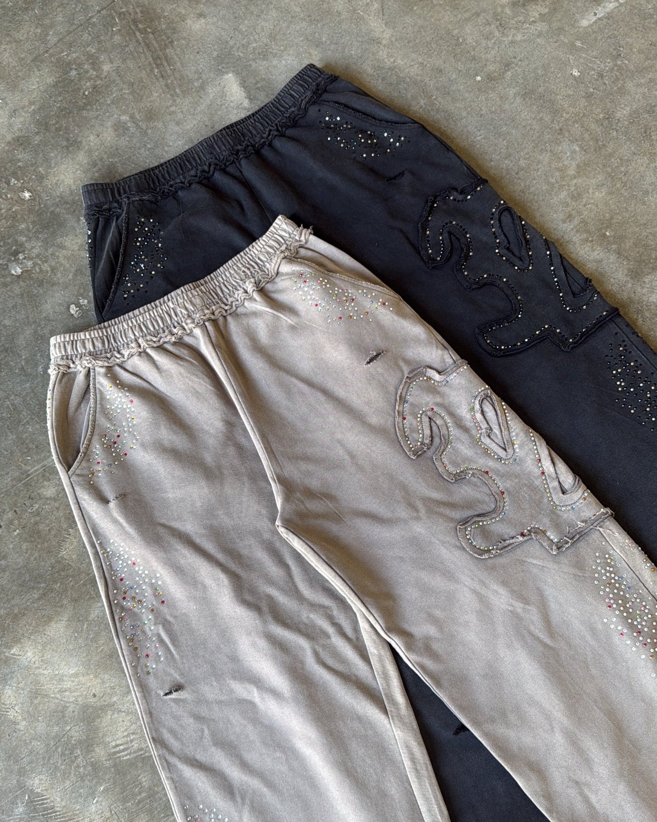 RHINESTONE SWEATS