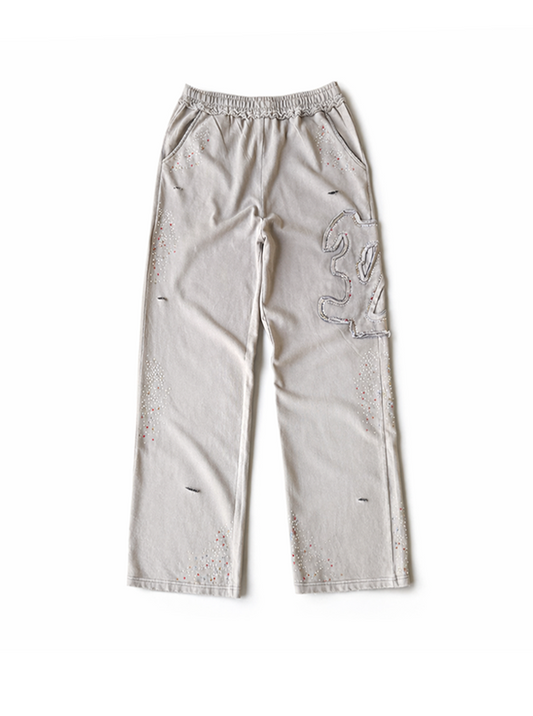Rainbow Rhinestone Sweats