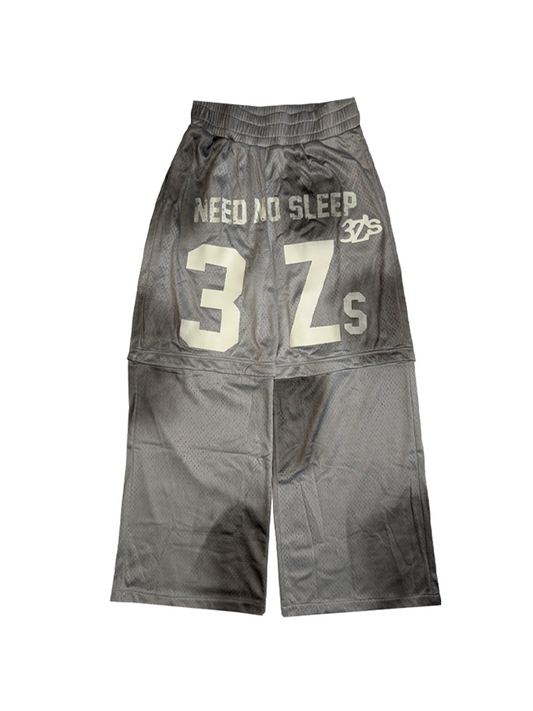 Gray Need No Sleep Convertible Pants