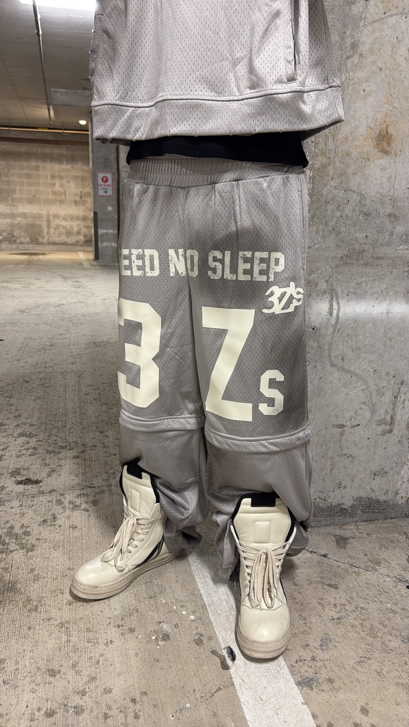 Gray Need No Sleep Convertible Pants