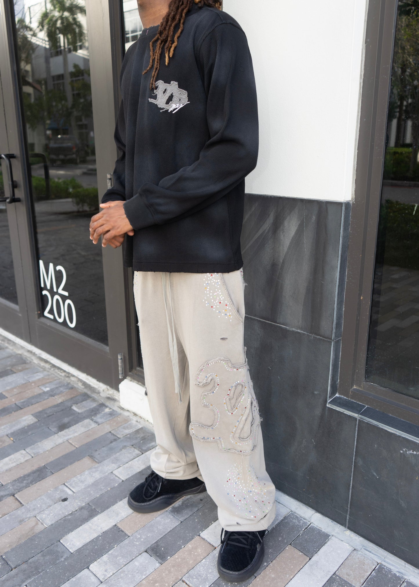 THERMAL + SWEATS SET